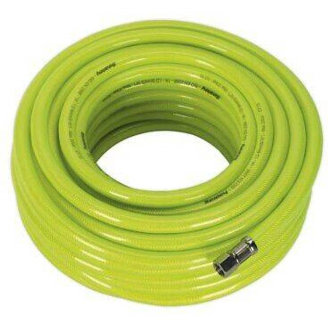 Air Hose High-Visibility 20m x &#216;8mm with 1/4&quot;BSP Unions