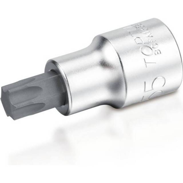 TOPTUL Hylsverktyg BCFA1255 3/8 Torx T55 Krom-vanadium-stål