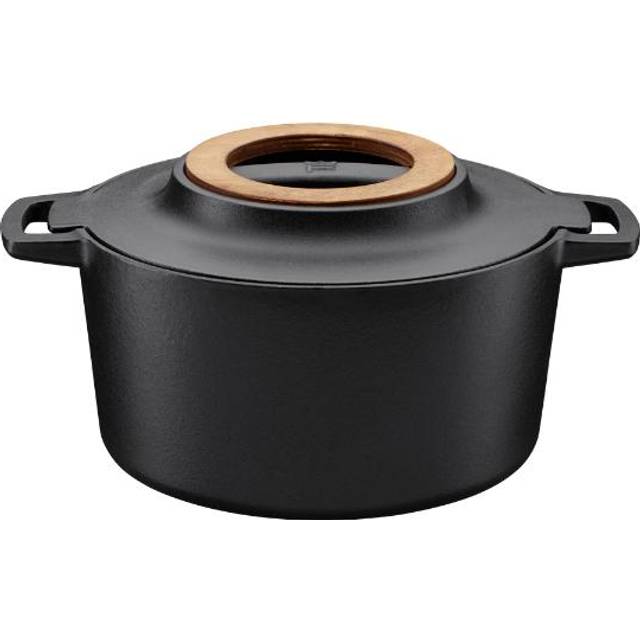 Fiskars Norden gryta gjutjärn 4 l - Svart