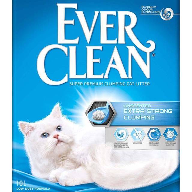 Ever Clean Extra Strong Unscented Kattsand (10 l)