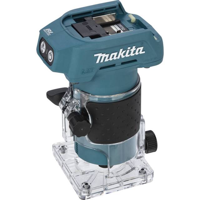 Makita DRT52Z 18V Li-ion LXT borstlös router/trimmer, batterier och laddare ingår inte