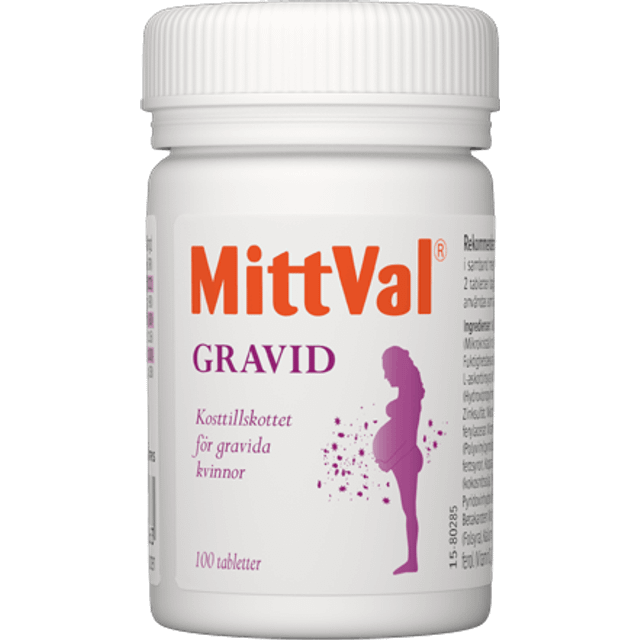 MittVal Gravid Tablett 100 st
