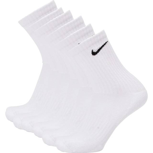 NIKE Everyday Cushioned Training Crew Socks 6 pack White Black Price