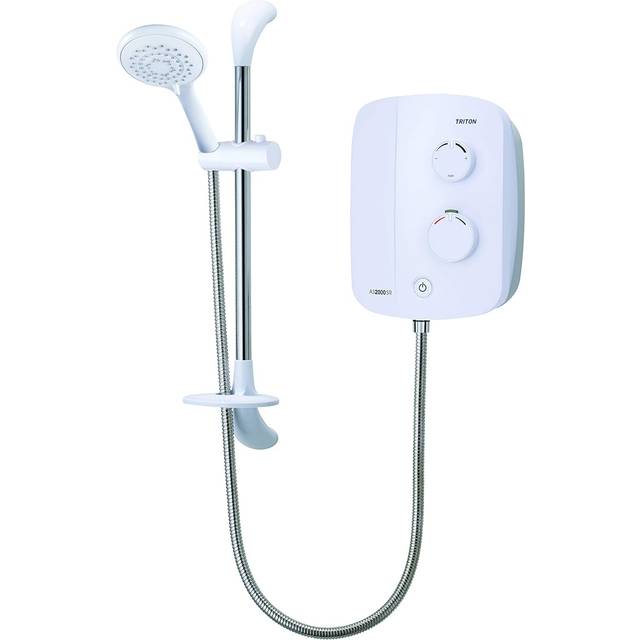 Triton Thermostatic Power Shower Sr &Ndash; White