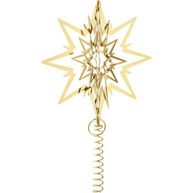 Georg Jensen Top Star Large Gold Juletræspynt 24cm