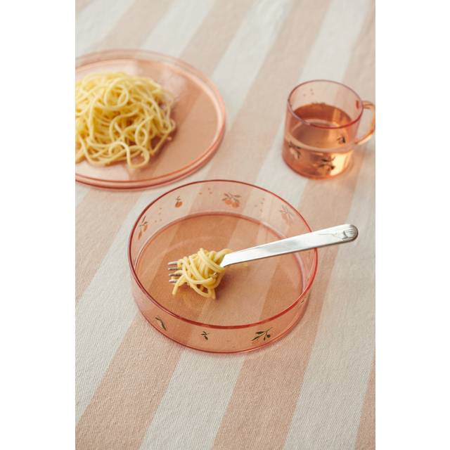 Liewood Siva Printed Tritan Tableware Set P - Från Magasin - Peach / Sea Shell (ONE SIZE)