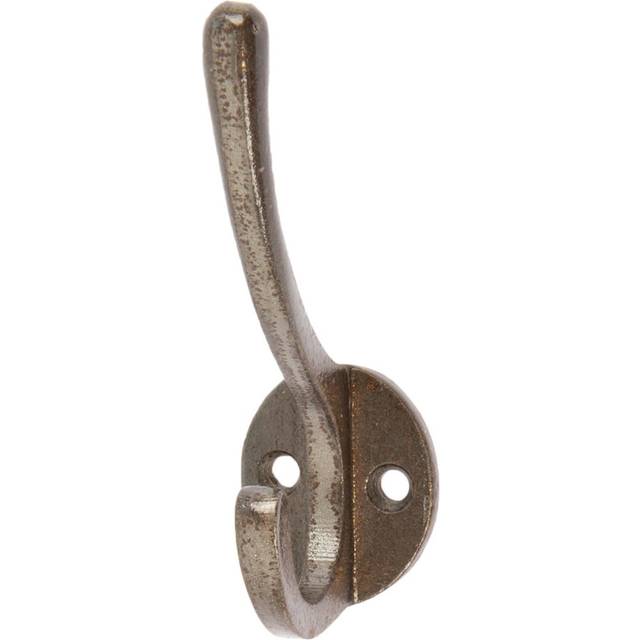 25mm x 80mm Hat & Coat Hook - Raw