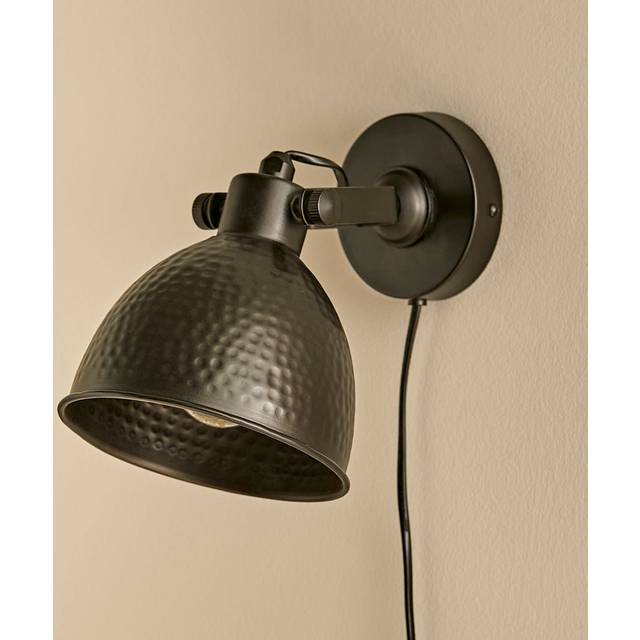 Altaneca Plug-in Wallchiere - Black (28cm H X 16cm W X 16cm D)