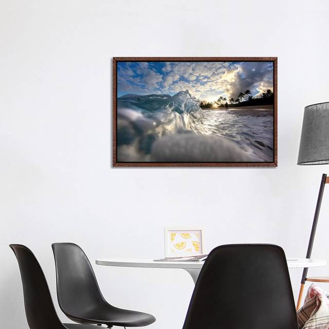 Foam Attack by Sean Davey - Gallery-Wrapped Canvas Giclée - Classic Wood Framed (66.04cm H x 101.6cm W x 3.81cm D)