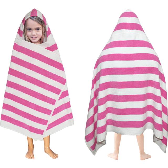 ORIGINAL KIDS Hooded Bath Towel Wrap - 100% Cotton Terry Large Oversized Hooded Kids Towel - Toddler Shower Pool Beach Towel - Soft Plush Ab