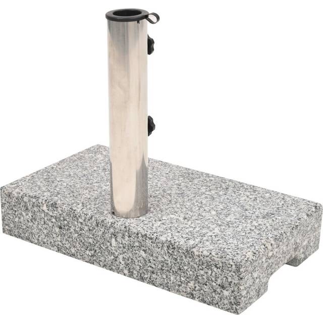 Tafariah Granite Freestanding Umbrella Base - Grey (15.16cm H X 17.71cm W X 25cm D)