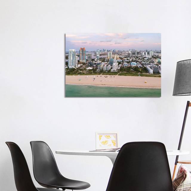 South Beach Aerial, Miami by Matteo Colombo - Gallery-Wrapped Canvas Giclée on Canvas (66.04cm H x 101.6cm W x 1.905cm D)