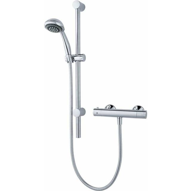 Thermostatic Shower with Slider Rail - Chrome
