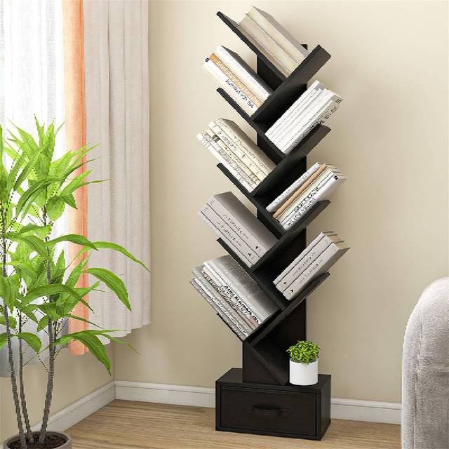 Akari 10cm W Standard Bookcase - Black