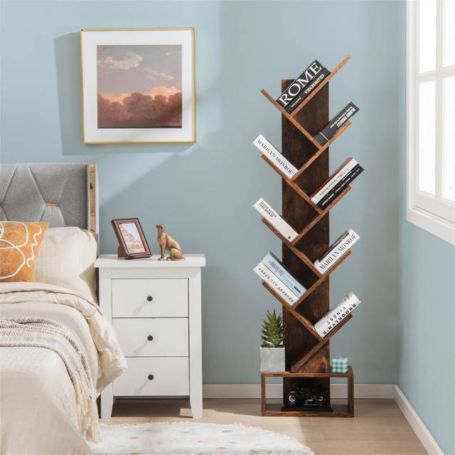 Akari 10cm W Standard Bookcase - Brown