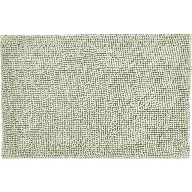 Centreville Chenille Non Slip Bath Mat - Sage Green (80cm L x 50cm W)