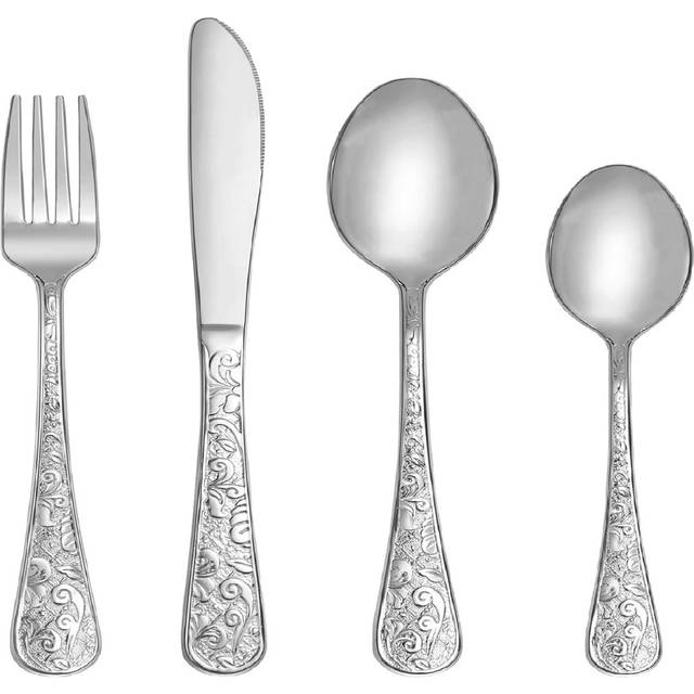Astoria Grand Winton 24 Piece Stainless Steel Cutlery Set , Service for 6 - Silver (24)