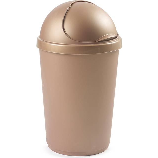 Danaeja Plastic Rubbish Bin - Rose Gold (30L/49cm H  x 33cm W  x 33cm D)