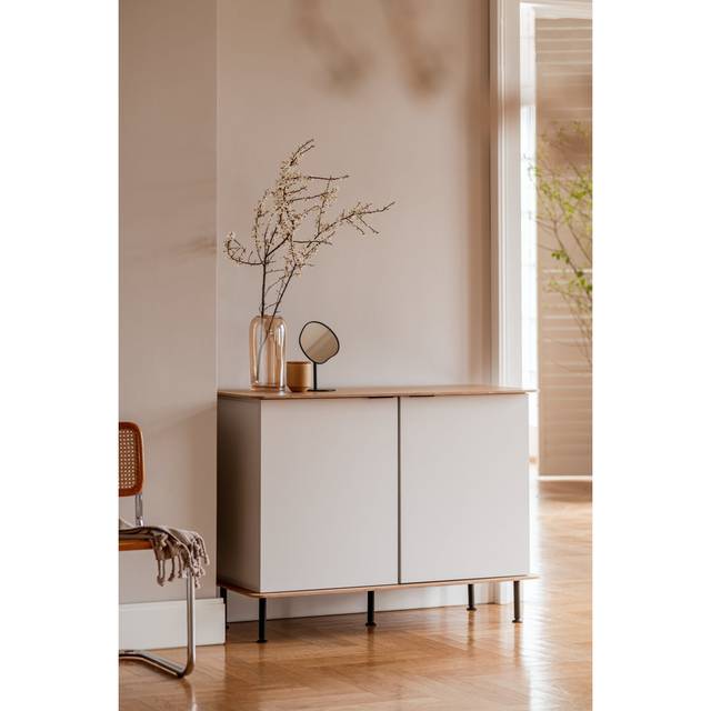 120cm Sideboard - Cream (88cm H X 120cm W X 50cm D)
