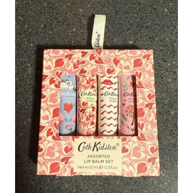 Cath Kidston With Love Assorted Lip Balm Set Original Coconut Peppermint