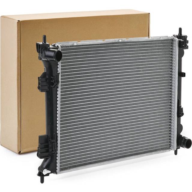 RIDEX Kylare, motorkylning 470R1050 Aluminium 480 385 26 utan klämmor Kylflänsar lödda KIA: RIO 3
