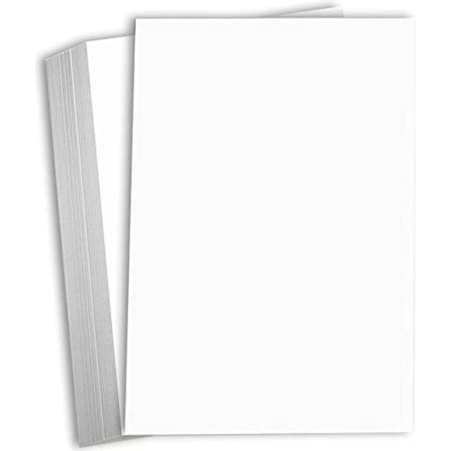 Hamilco White Cardstock Thick 11x17 Paper - Heavy Weight 80 lb Cover Card Stock 25 Pack
