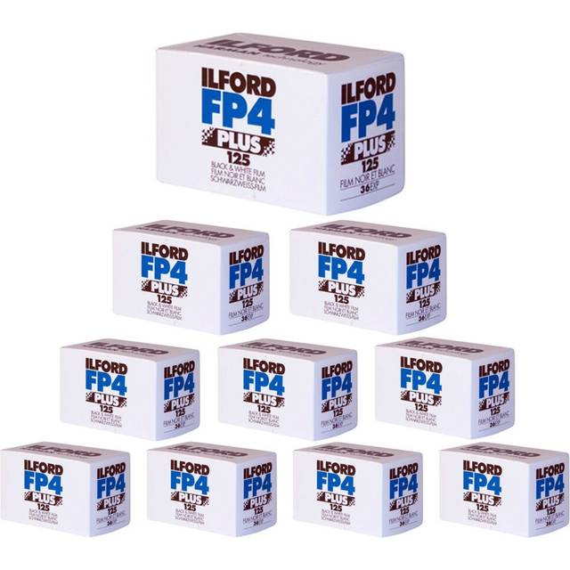 ILFORD FP4 Plus 125 Black and White Film 35MM 36EXP (Pack of 10)