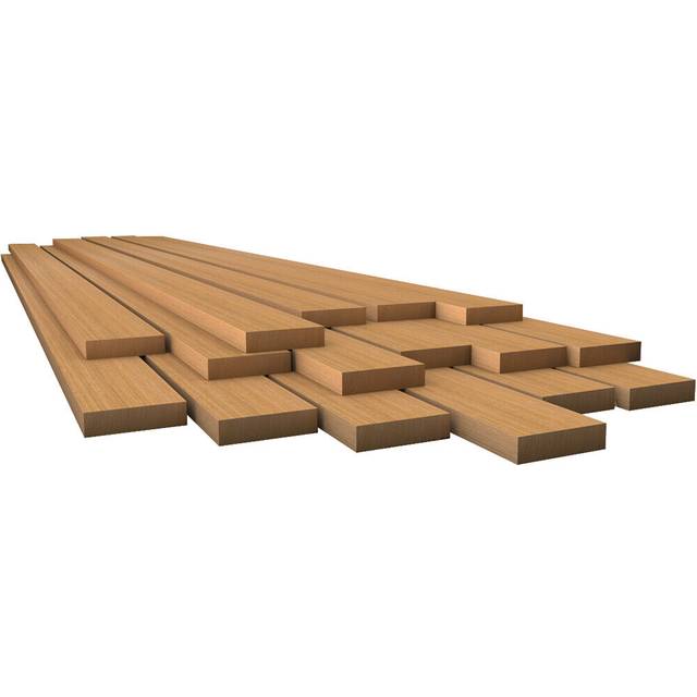 "Whitecap 60811 Teak Lumber - 1/2"""" x 1-3/4"""" x 30"""""