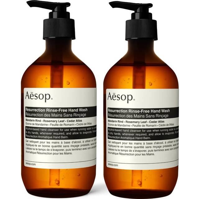 Aesop Resurrection Aromatique Hand Wash | Gentle Cleanser with Orange  Rosemary and Lavender Oils | 16.9 oz  Pack of 2