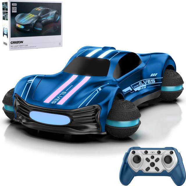 ITEFDTUTNE Remote Control Car for Kid Age 3-5 6-8 8-12  RC Cars  Remote Control Drift Cars 360 Rotating with Lights  Race Car  1:16 RC Truck  Toy