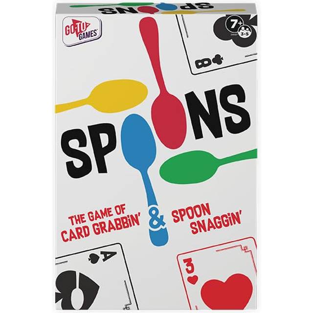 Spoons Games  Card Games for Kids - Spoons Game  Deck of Cards  Fun Family Games for Kids and Adults  Playing Cards  Game Night  Travel Games  3-5 Mul
