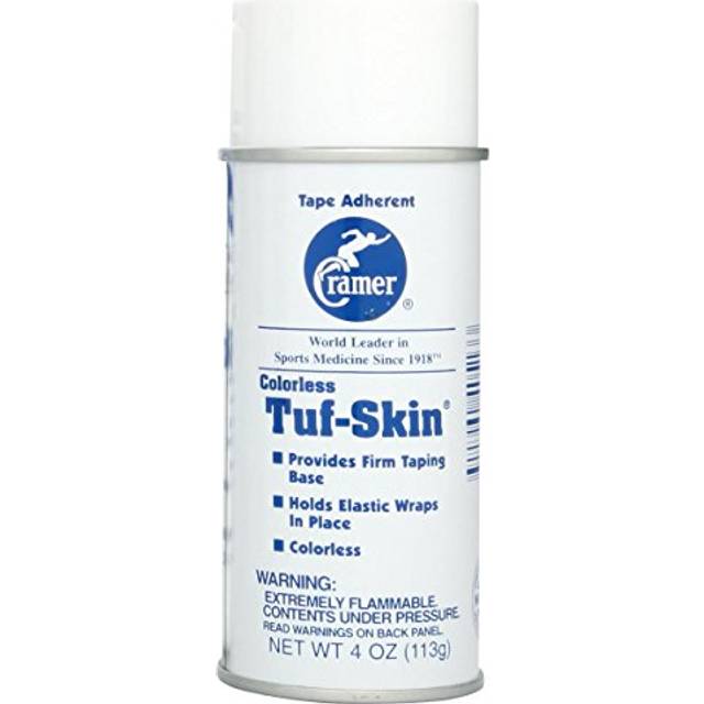 Cramer TufSkin Taping Base for Athletic Tape  Adherent for Kinesiology Tape  Gymnastics Leotards  Aerial Silks  and Kinetic Tap