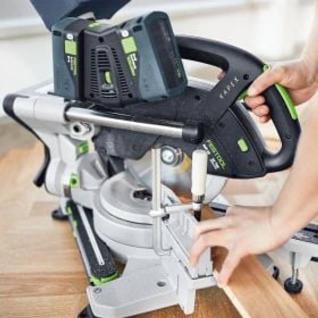 Kap-och geringssåg Festool KAPEX KSC 60 EB-Basic Mt Edt; 2x18 V (utan batteri och laddare)