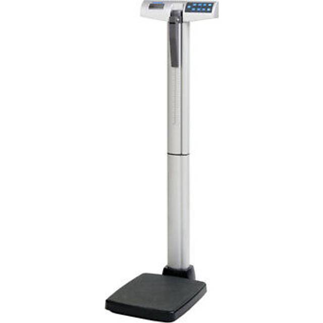 HealthOMeter-500KLAD 500 lbs & 227 Kg Cap Scale with Height Rod & AC Adapter