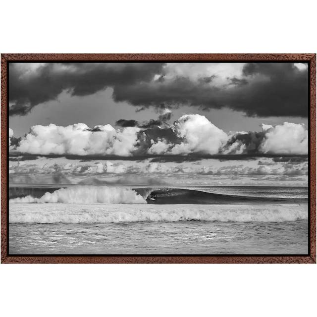 Pipe Tube Clouds by Sean Davey - Gallery-Wrapped Canvas GiclÃ©e on Canvas - Classic Wood Framed (66.04cm H x 101.6cm W x 3.81cm D)