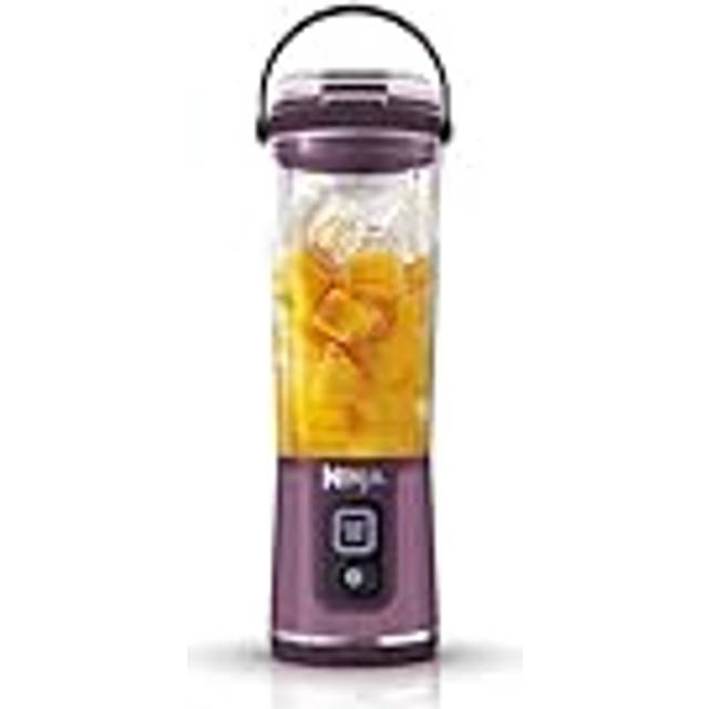 Ninja Blast bärbar mixer, 530 ml, läckagesäkert lock & sippip, kraftfull sladdlös minimixer, uppladdningsbar, smoothies, proteinshakes, blandar is & frusen frukt, Lila, BC151EUPR