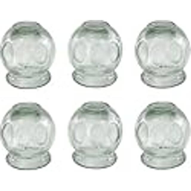 Koppning av glas (brandkoppning) (6 stycken, 10 cm) koppglas koppning av glas vakuum massage glas cupping lång ärm, lång ärm, lång lugg, lång lugg, lång lugg, lång lugg, lång lugg, lång lugg, lång lugg, lång lugg, lång lugg, lång lugg, lång lugg, Banki