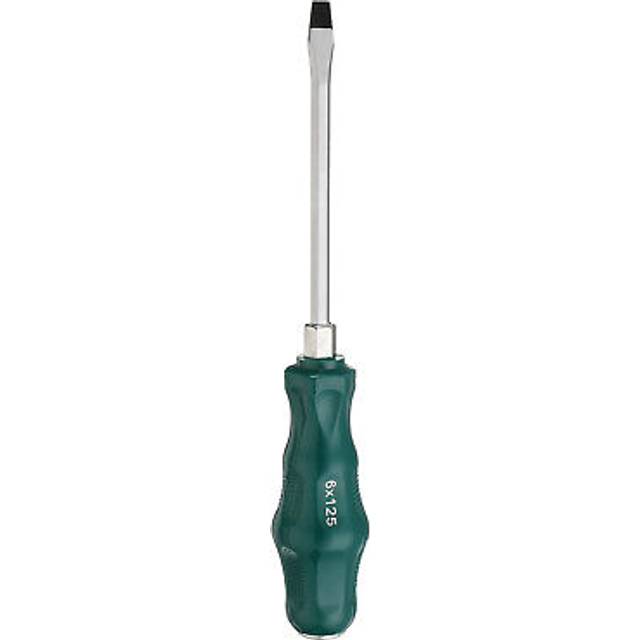 Sl6 Flat Head Screwdriver 4.9 Magnetic Demolition Slotted Cr-v, Green