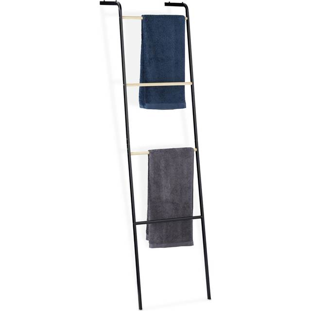WiIIiams 40cm Free Standing Towel Rack - Black (160cm H X 40cm L X 26cm D)