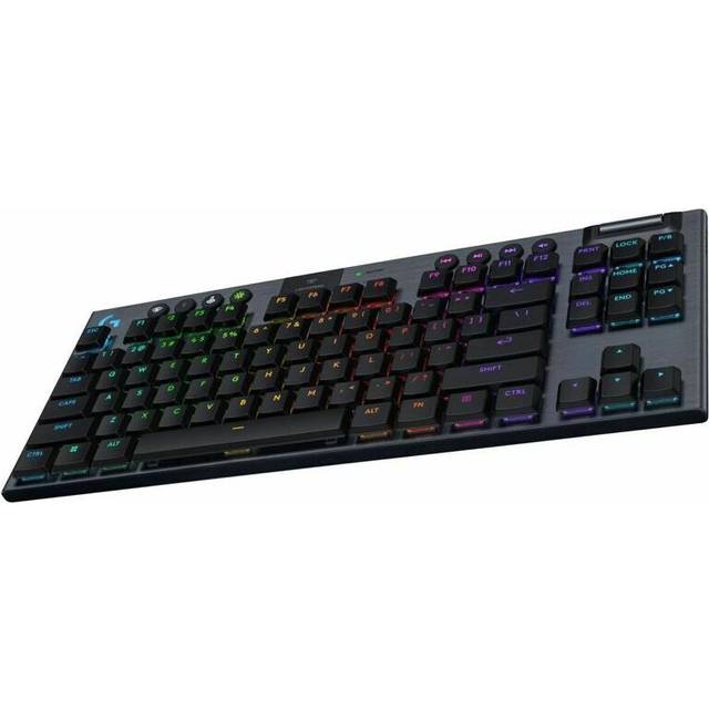 Logitech G915 X TKL trådlöst RGB-speltangentbord in Svart, Français (Azerty)
