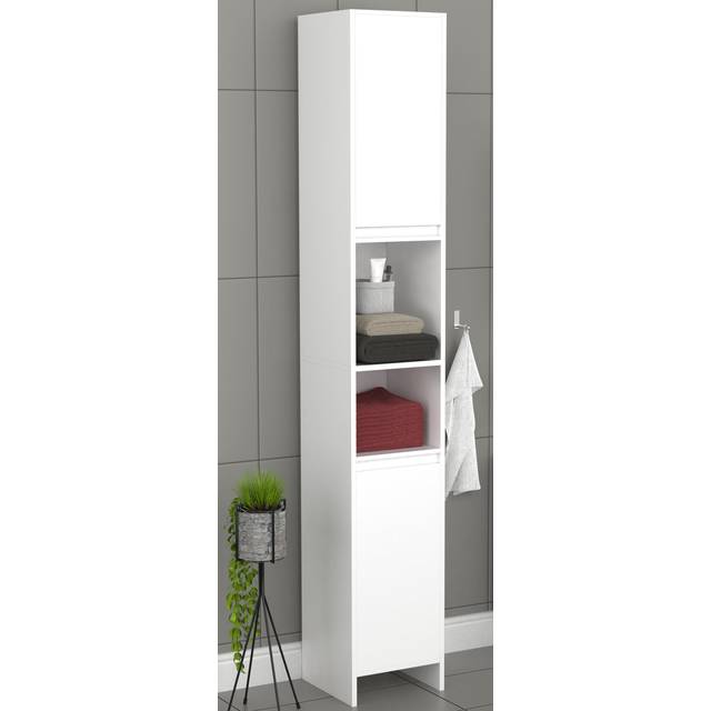 (Without Basin, Has Doors) Wooden bathroom furniture Stand bathroom shelf Bathroom Bathroom cabinet Tall cabinet Malira