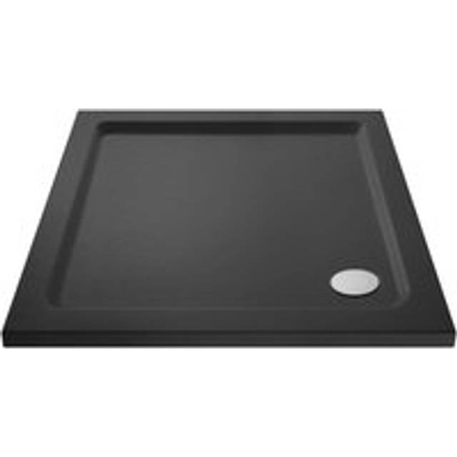 760mm Premium Square Shower Tray - Slate Grey