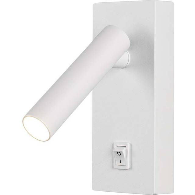 2W väggmonterad spotlight - LED, 3000K, vit hölje - Kulör : Varm