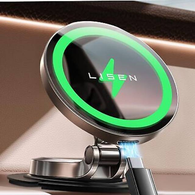 Lisen for magsafe charger stand for iphone 2 in 1 foldable wireless charging