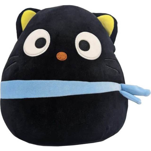 "Squishmallows Hello Kitty Chocolat Blue Ribbon Cat 10"" Sanrio Official"