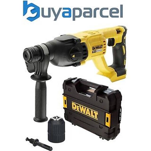 Dewalt DCH133N 18v Brushless SDS Hammer Drill 3 Mode Bare + Tstak Case + Chuck
