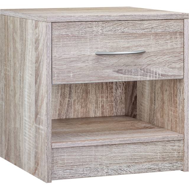 Set of 2 bedside tables - Oak (11cm H;11cm H)
