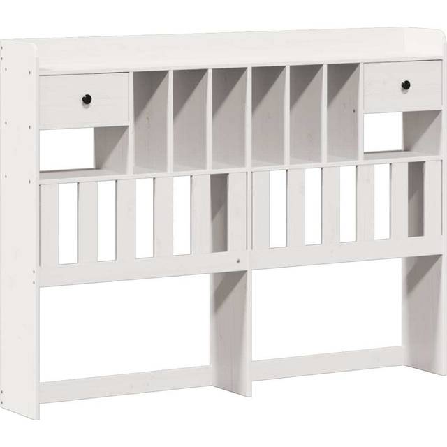 Vidaxl Bookcase Bed Without Mattress White 140x200cm Solid Wood Pine