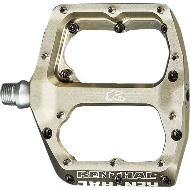 Renthal Revo-F Flat Pedals - AluGold