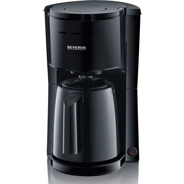 Severin KA 9307 Kaffebryggare Svart Kapacitet Koppar=8 Isolerad kanna